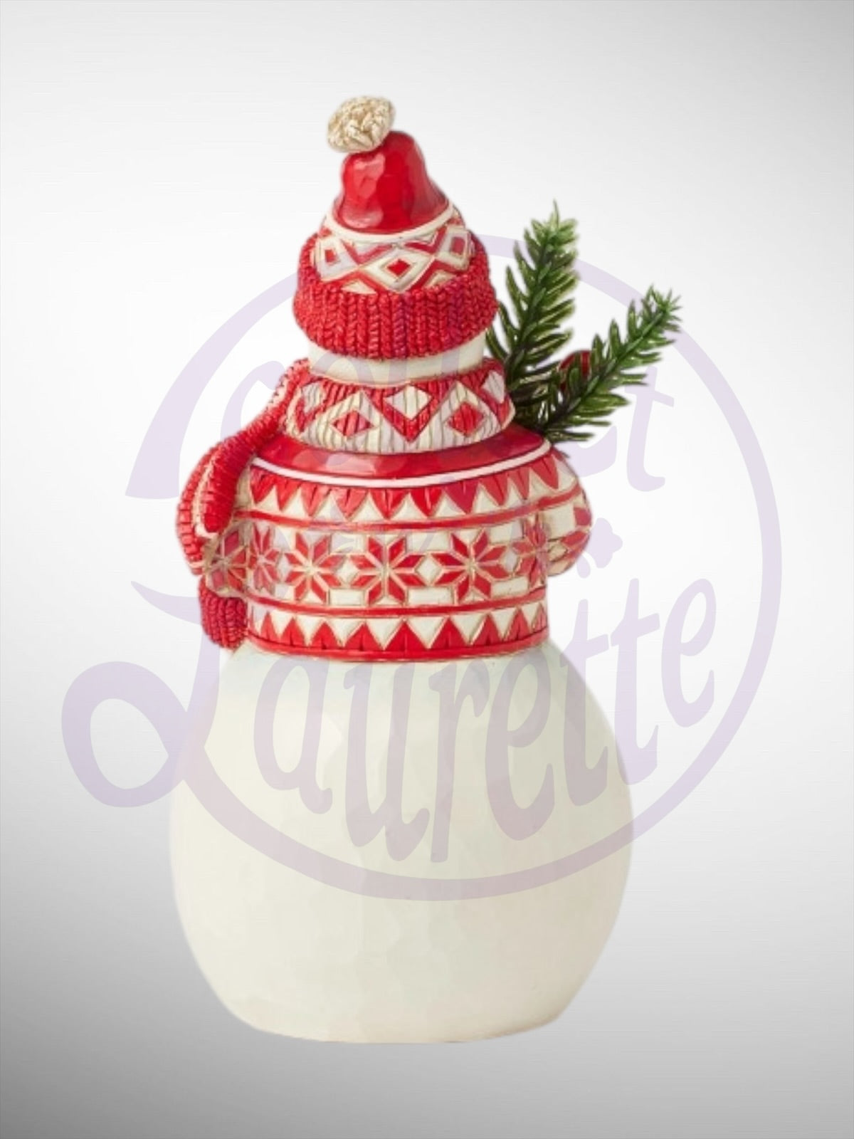 Jim Shore Heartwood Creek - Nordic Noel An Evergreen Twist Snowman Figurine